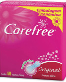 ABSORVENTE CAREFREE /40 REG
