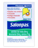 SALONPAS 36,0MG+33,0MG+7,1MG CX 10 UNID. ADES TAM PEQ