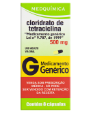 CLORIDRATO DE TETRACICLINA 500MG CX 8 CAP