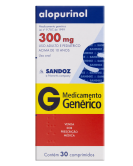 ALOPURINOL 300MG CX 30 COMP