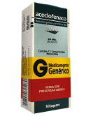 ACECLOFENACO 100MG CX 12 COMP REV