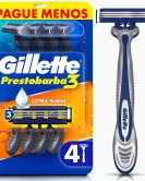 AP BARBA PREST 3 PB EXTRA SUAVE  4UN