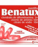 BENATUX 5+50+10MG CX 12 PAST SB FRAMB