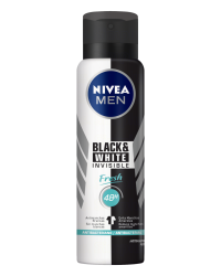 Detalhes do produto DESODORANTE NIVEA AER 150ML BLACK WHITE FRESH MEN