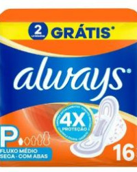 Detalhes do produto ABSORVENTE ALWAYS C/16  BAS S PROT SEC C/A 16