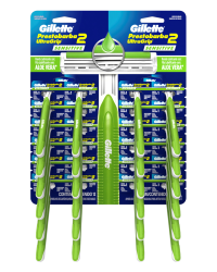Detalhes do produto APARELHO BARBEAR PRESTOBARBA U GRIP FIXA SENSITIVE