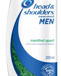 Detalhes do produto SHAMPOO HEAD SHOULDERS 200ML MENTHOL REFRESC