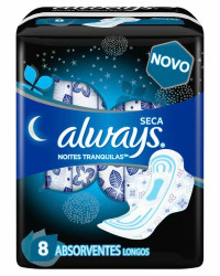 Detalhes do produto ABSORVENTE ALWAYS P TOTAL NOT SECA C/A L8P7