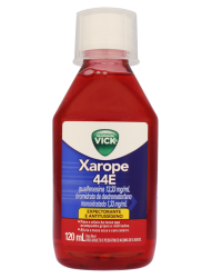 Detalhes do produto XAROPE 44 E 1,30+13,30MG/ML XPE FR 120ML