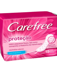 Detalhes do produto ABSORVENTE CAREFREE /15 NEUTR S/P