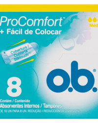 Detalhes do produto ABSORVENTE INTER OB PROCOMFORT MD 8UN
