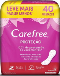 Detalhes do produto ABSORVENTE CAREFREE /40 NEUTR.S/P