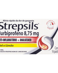 Detalhes do produto STREPSILS 8,75MG CX 16 PAST SB MEL/LIMAO
