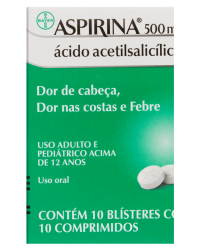 Detalhes do produto ASPIRINA 500MG CX 100 COMP ACLAR