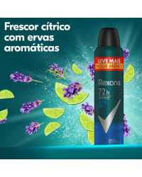 Detalhes do produto DESODORANTE AER REXONA MEN ACTIVE DRY 72H L+P- 250ML  *(