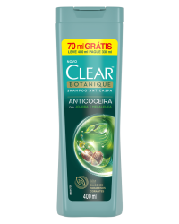 Detalhes do produto SHAMPOO CLEAR MEN ANTICOCEIRA 400ML GTS 70ML