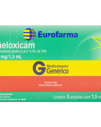 Detalhes do produto MELOXICAM 10MG INJ CX 5 AMP X 1,5ML