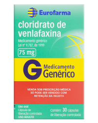 Detalhes do produto VENLAFAXINA 75MG CX 30 CAP