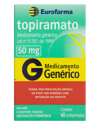Detalhes do produto TOPIRAMATO 50MG CX 60 COMP