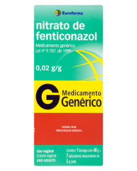 Detalhes do produto NITRATO DE FENTICONAZOL 0,02G CREM VAG BG 40G+7APLIC