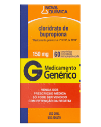 Detalhes do produto CLORIDRATO DE BUPROPIONA 150MG CX 60 COMP REV