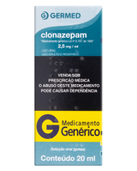 Detalhes do produto CLONAZEPAM 2,5MG FR GTS 20ML
