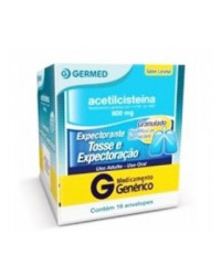 Detalhes do produto ACETILCISTEINA 600MG CX 16 ENV X 5G