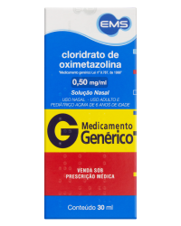 Detalhes do produto CLORIDRATO DE OXIMETAZOLINA 0,50MG SOL NAS FR 30ML