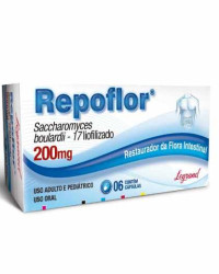 Detalhes do produto REPOFLOR 200MG FR 6 CAP