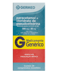 Detalhes do produto PARACETAMOL+CLORIDRATO DE PSEUDOEFEDRINA CX 2BL X 12 COMP REV