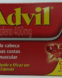 Detalhes do produto ADVIL 400MG CX 8 CAP