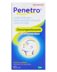 Detalhes do produto PENETRO 33+22+5,5MG SOL INAL FR 45ML
