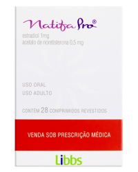 Detalhes do produto NATIFA PRO 1+0,5MG CX 28 COMP REV