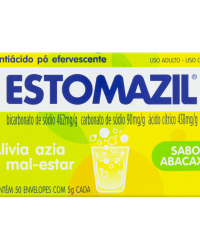 Detalhes do produto ESTOMAZIL 462+90+438MG DISPLAY 50 ENV X 5G SB ABACAXI