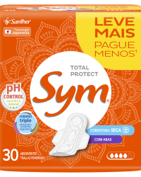 Detalhes do produto ABSORVENTE SYM 30UN SECA ABAS