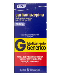 Detalhes do produto CARBAMAZEPINA 200MG CX 30 COMP