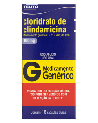 Detalhes do produto CLINDAMICINA 300MG CX 16 CAP