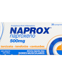 Detalhes do produto NAPROX 500MG CX 20 COMP SB LARANJA