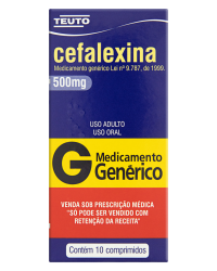 Detalhes do produto CEFALEXINA 500MG CX 10 COMP