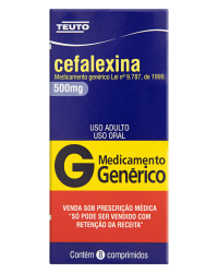 Detalhes do produto CEFALEXINA 500MG CX 8 COMP