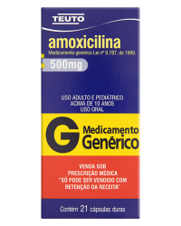Detalhes do produto AMOXICILINA  500MG BL 21 CAP