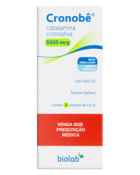 Detalhes do produto CRONOBE 5000MCG INJ CX 2AMP X 2,5ML