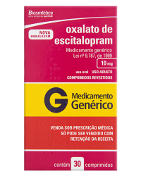 Detalhes do produto ESCITALOPRAM 10MG CX 30 COMP