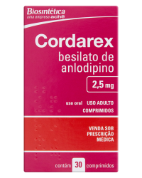 Detalhes do produto CORDAREX 2,5MG CX 30 COMP