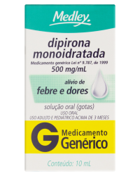 Detalhes do produto DIPIRONA MONOIDRATADA 500MG/ML SOL ORAL FR GTS 10ML