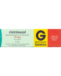 Detalhes do produto CLOTRIMAZOL 20MG CREM VAG BG 20G+3APLIC