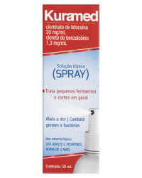 Detalhes do produto KURAMED 20+1,30MG/ML SOL TOP SPRAY FR 50ML