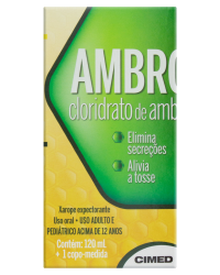 Detalhes do produto AMBROXMEL 6MG/ML XPE FR 120ML ADU SB MEL/EUCALIPTO