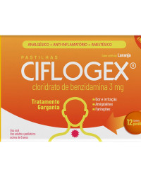 Detalhes do produto CIFLOGEX 3,0MG CX 12 PAST SB LARANJA