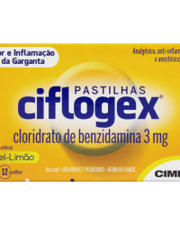 Detalhes do produto CIFLOGEX 3MG CX 12 PAST SB MEL-LIMAO